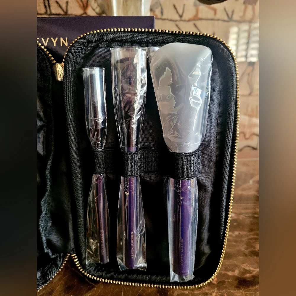🌺Kevyn Aucoin Backstage Belt Bag Cosmetic Bag Makeup Brushes Travel Case